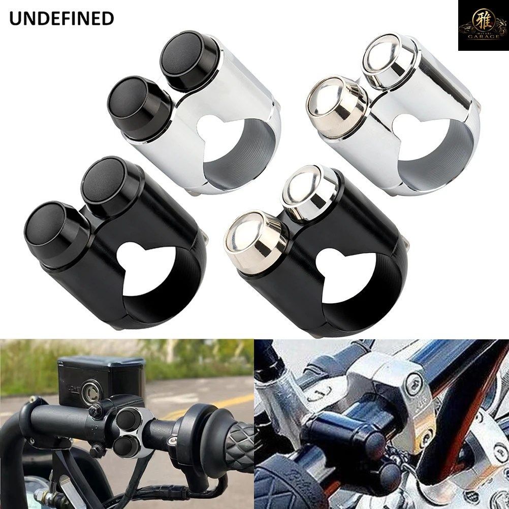 25mm オートバイハンドルバースイッチ コントロール ウインカー キルスイッチ ハーレー ホンダ ヤマハ カフェレーサー チョッパーバイク用