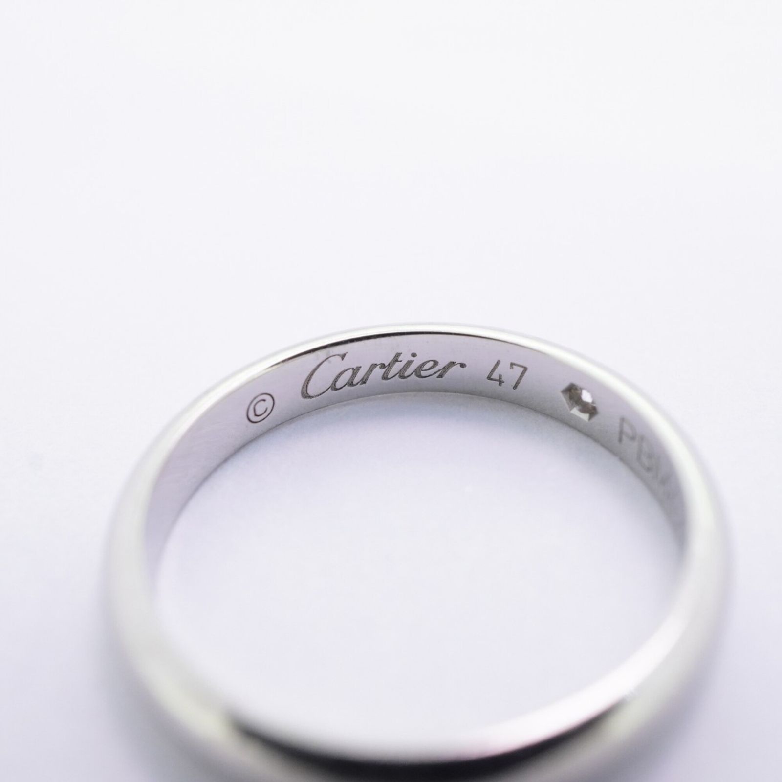 カルティエ(Cartier) カルティエ リング クラシック 1PD Pt950 