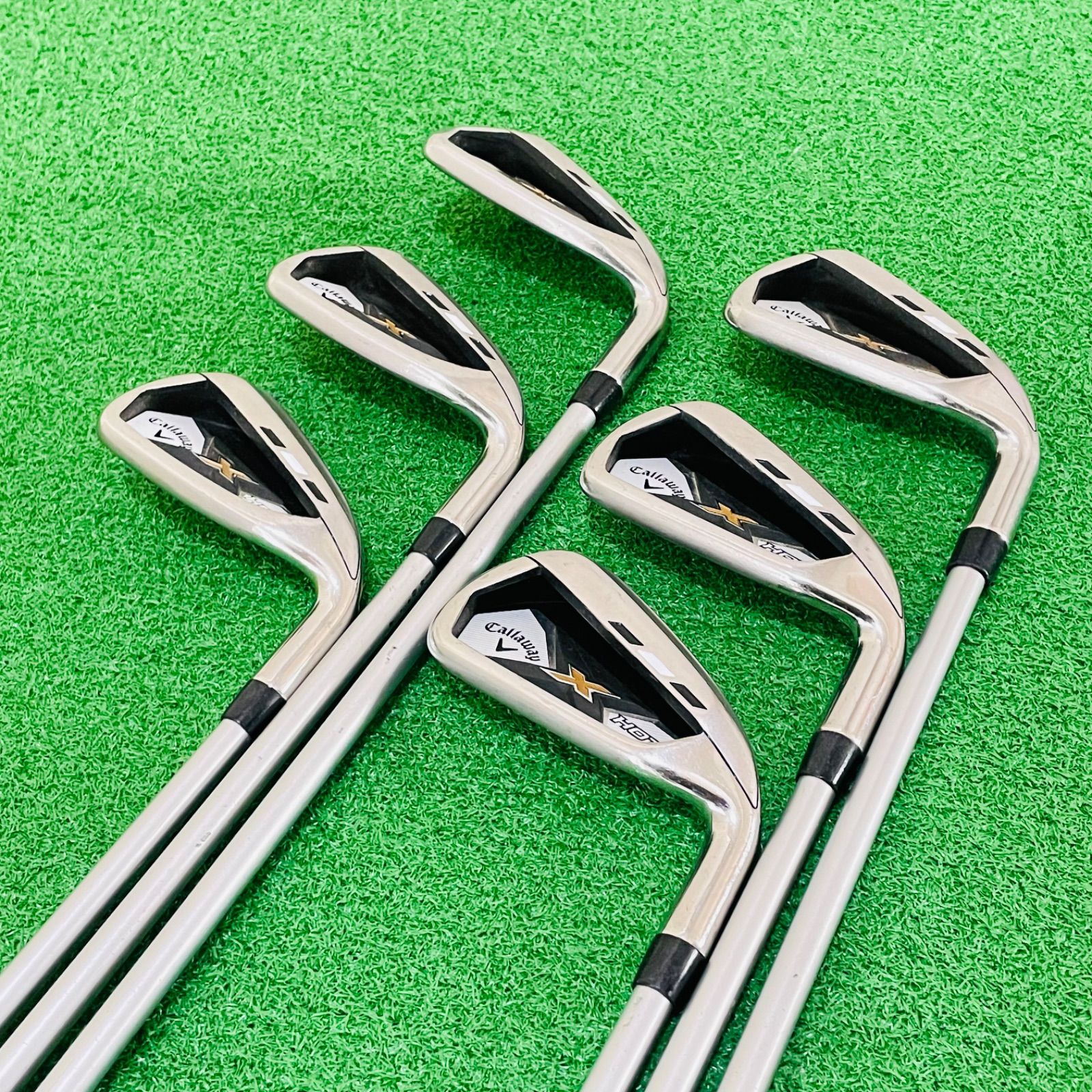 Callaway（キャロウェイ）アイアンセット 6本　メンズ　右利き 80 Callaway X HOT キャロウェイ メンズ 右利き アイアン6本セット