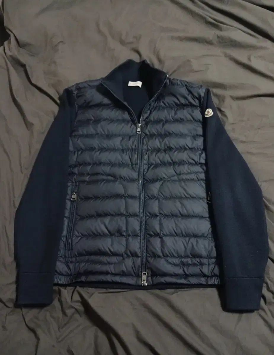 MONCLER モンクレール ネイビー ダウン ニット カーディガン