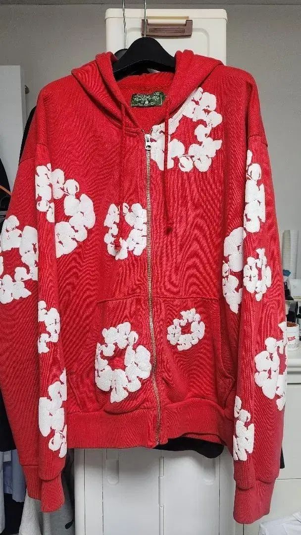 DENIM TEARS(デニムティアーズ) コットン リース ジップアップ Tシャツ 出品