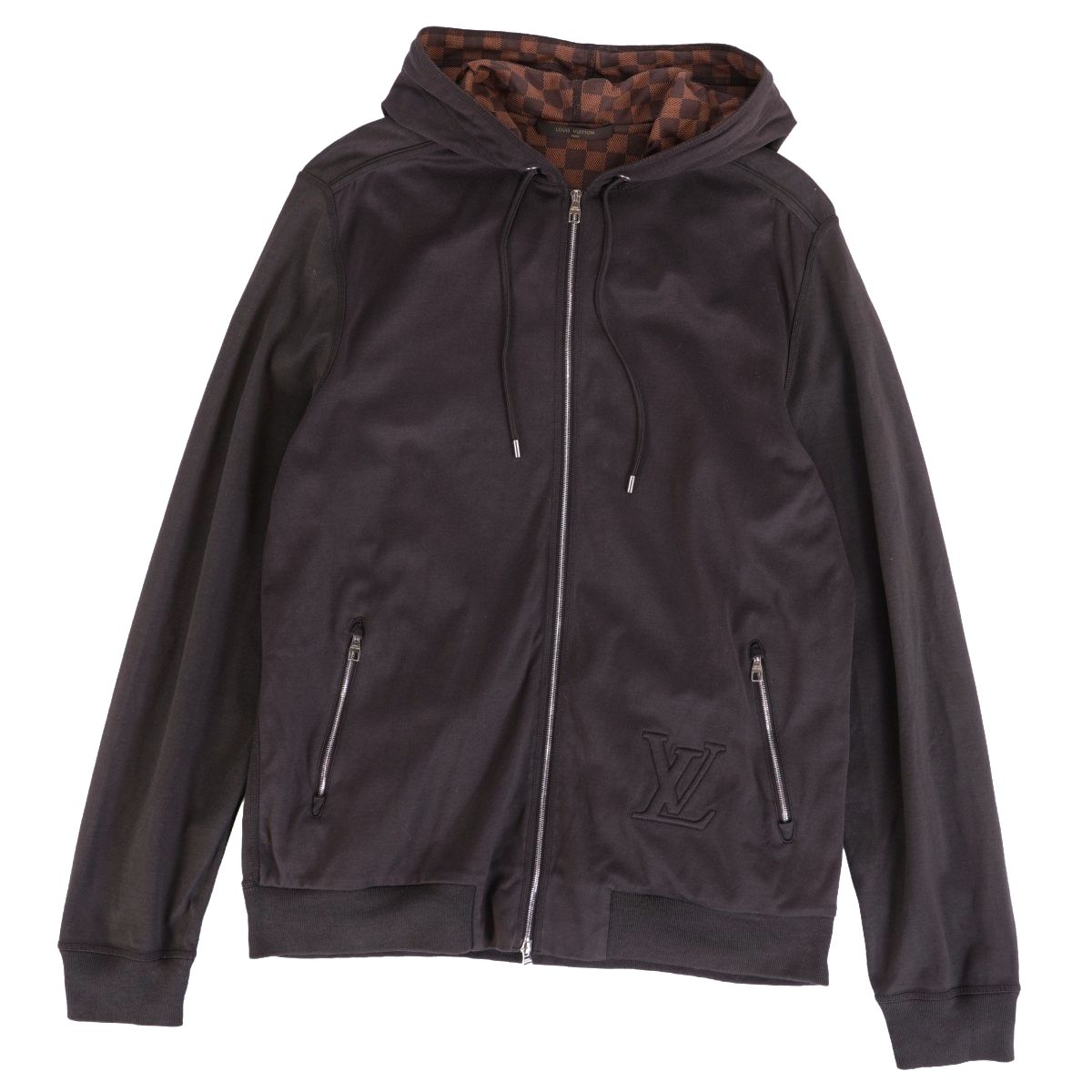 美品 ルイヴィトン LOUIS VUITTON パーカー ジップアップパーカー