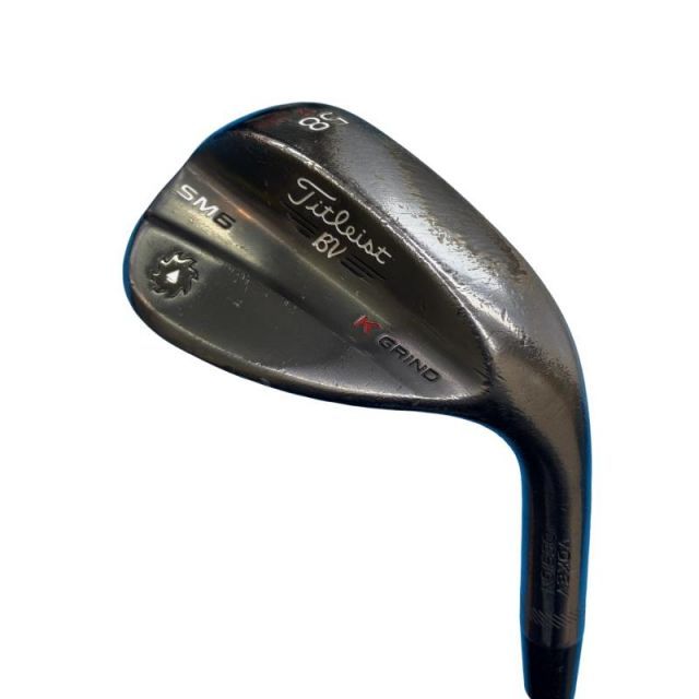 中古】 タイトリスト VOKEY SPIN MILLED SM6 ジェットブラック 58°/12