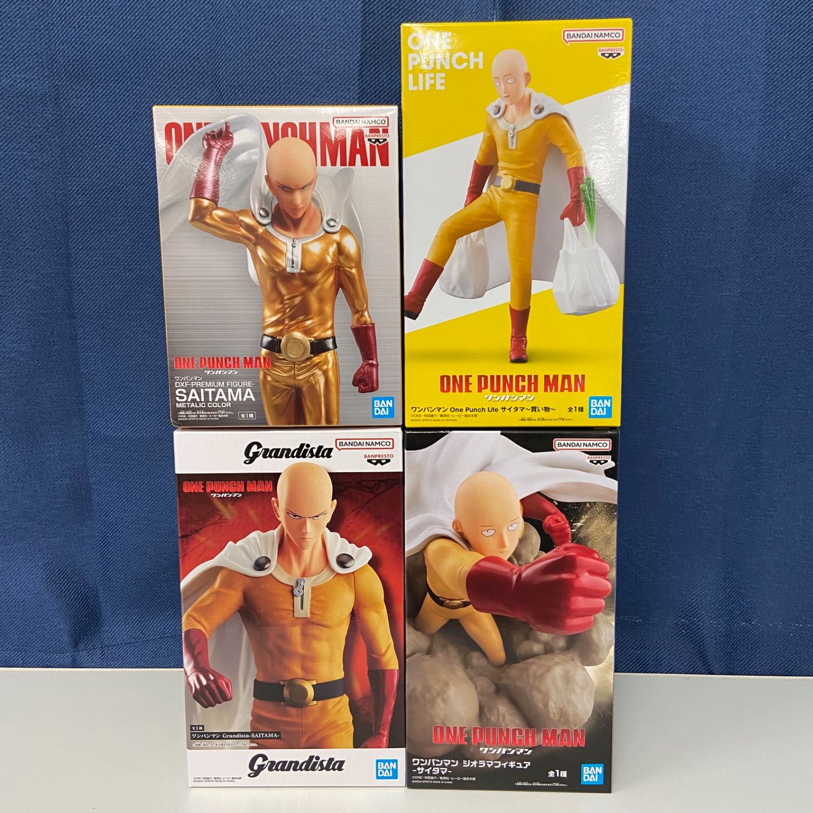 ONE PUNCH MAN ワンパンマン サイタマ プライズ フィギュア 4点セット 