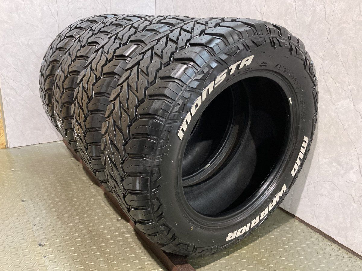 monsta MUD WARRIOR LT265/60R18 18インチ 夏タイヤ 4本 バリ溝 monsta MUD WARRIOR LT265/60R18 18インチ 夏タイヤ 4本 バリ溝