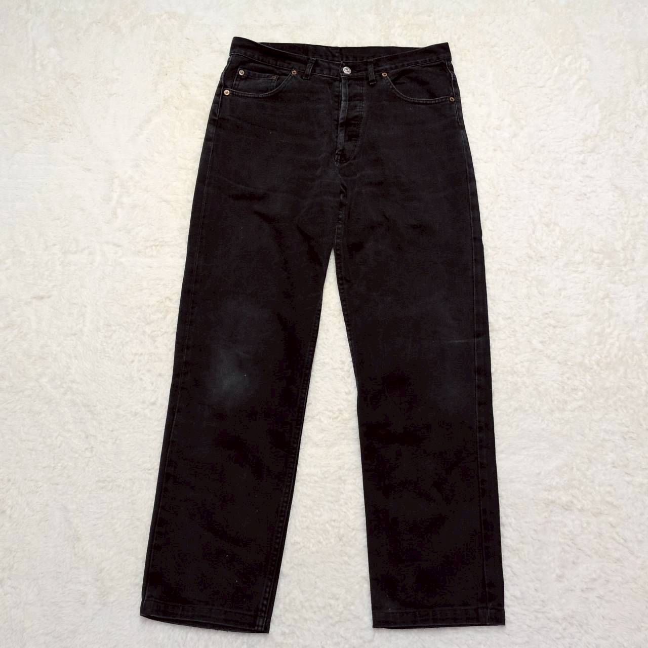 Levi’s 501 USA製 W34 L36 ブラックデニム 黒 97年 USA製 リーバイス 501 ブラックジーンズ デニムジーンズ ボタン