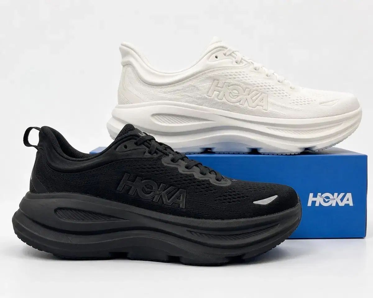 正規品/送料無料※メルカリshop取引では対象外) HOKA ONE ONE ホカオネオネ ボンダイ9 ランニング スニーカー ブラック 白