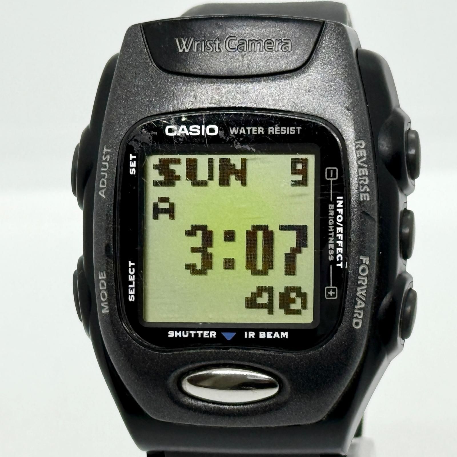 CASIO カシオ Wrist Camera WATER RESIST 2220 WQV-2 QZ メンズ 撮影機能付き 腕時計 稼働品
