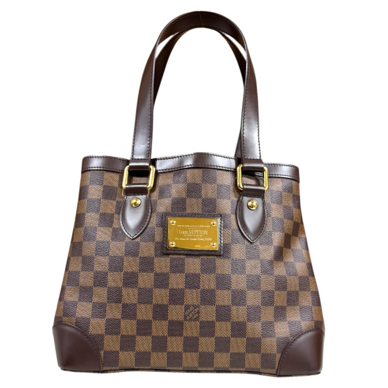 ルイヴィトン ハムステッドPM ダミエ ハンドバッグ ダミエキャンバス N51205 ブラウン レディース LOUIS VUITTON 中古 ルイヴィトン ルイ ヴィトン