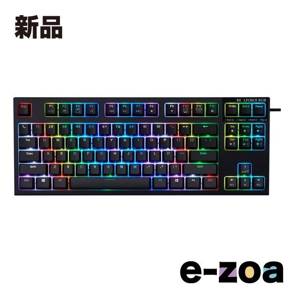 東プレ トウプレ キーボード REALFORCE ブラック R2 英語87キー 10keyレス R2TLA-US4G-BK (2476595)