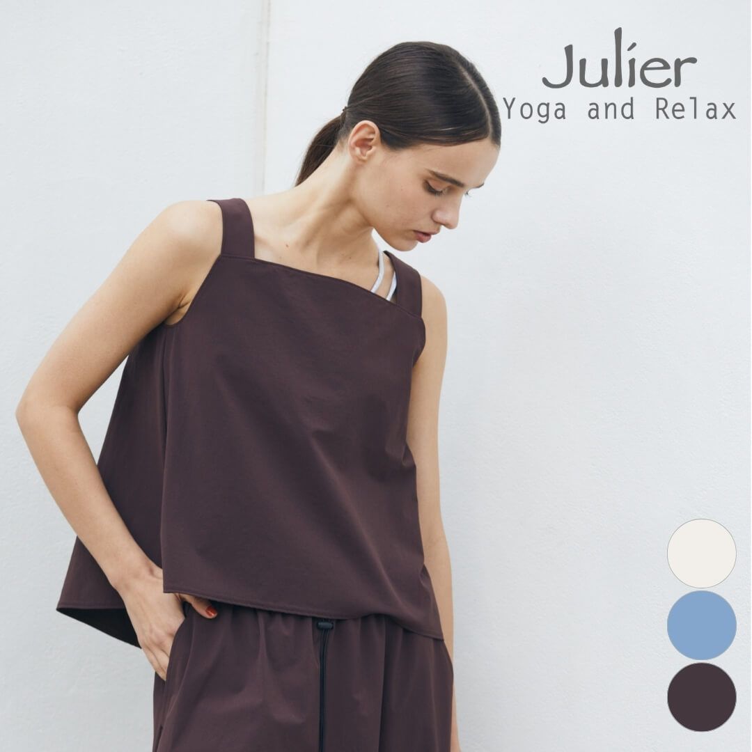 新品 ジュリエ ヨガウエア julier トップス ノースリーブレディース 体型カバー Play撥水ノースリーブプルオーバー B1963JFb003 ヨガ ピラティス ウェア おしゃれ 2026年 春夏 新作
