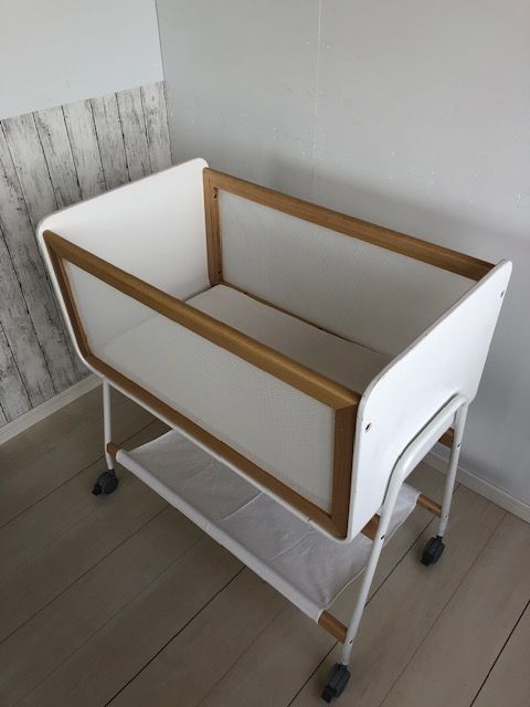 クリーニング済み 説明書付 wagon リリワゴン2 ベビーベッド マット付