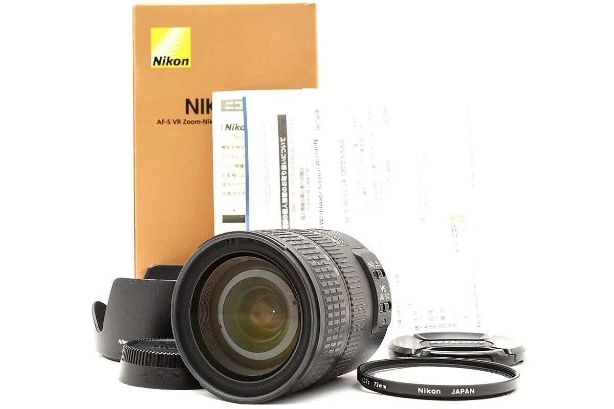 ニッコール AF-S VR ズームニッコール 24-120mm f/3.5-5.6 IF ED レンズ（レンズフード付き）