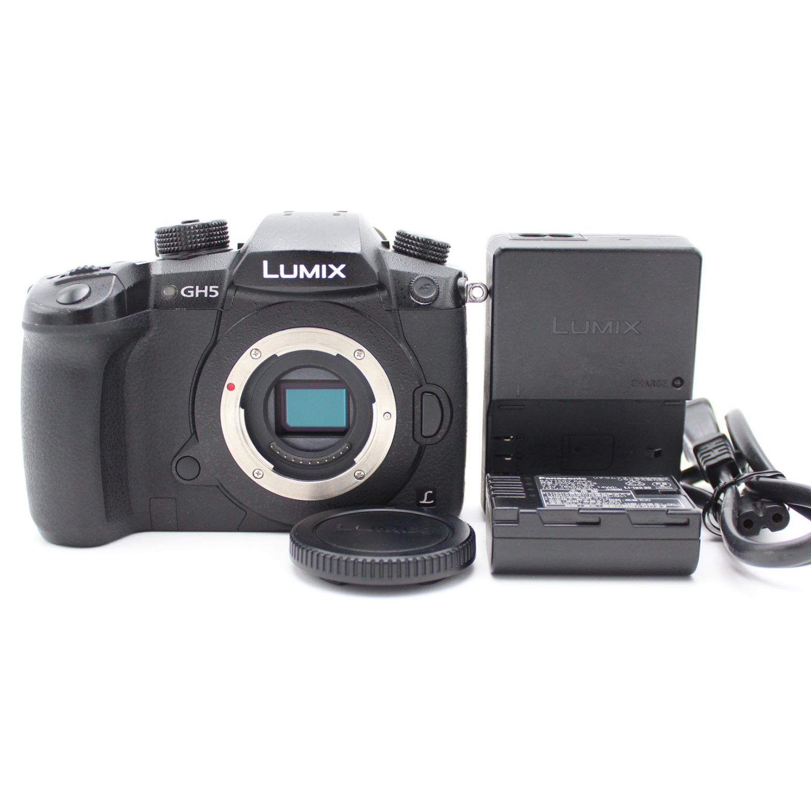 ショット数11595！■良品■ PANASONIC パナソニック ミラーレス一眼カメラ ルミックス GH5 ボディ ブラック DC-GH5-K ♯12602