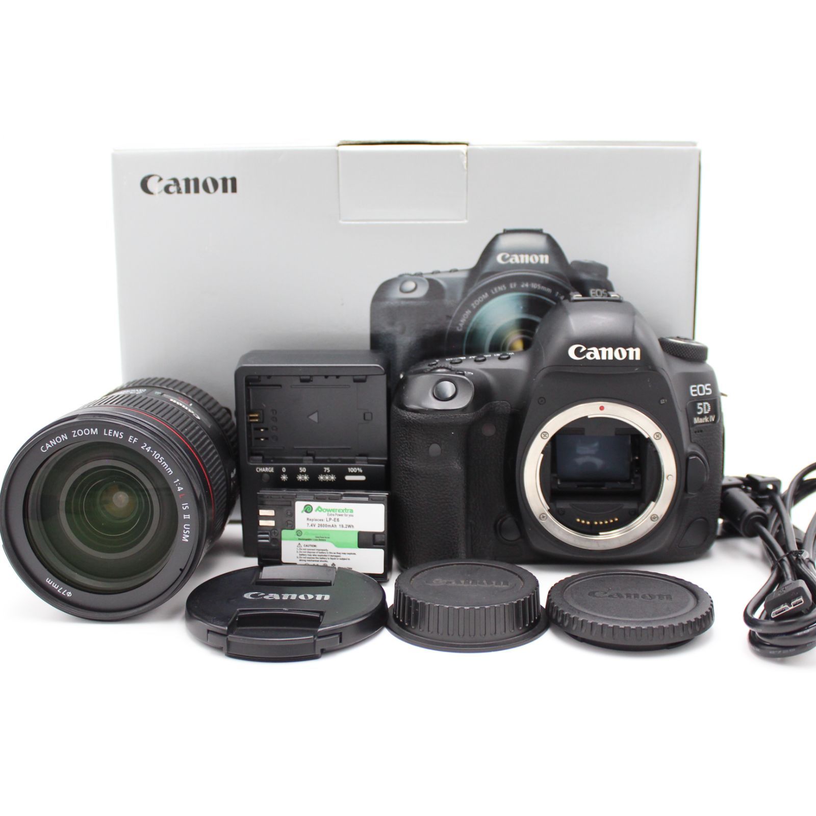 ■良品■ CANON デジタル一眼レフカメラ EOS 5D Mark IV EF24-105L IS II USM レンズキット ♯12623