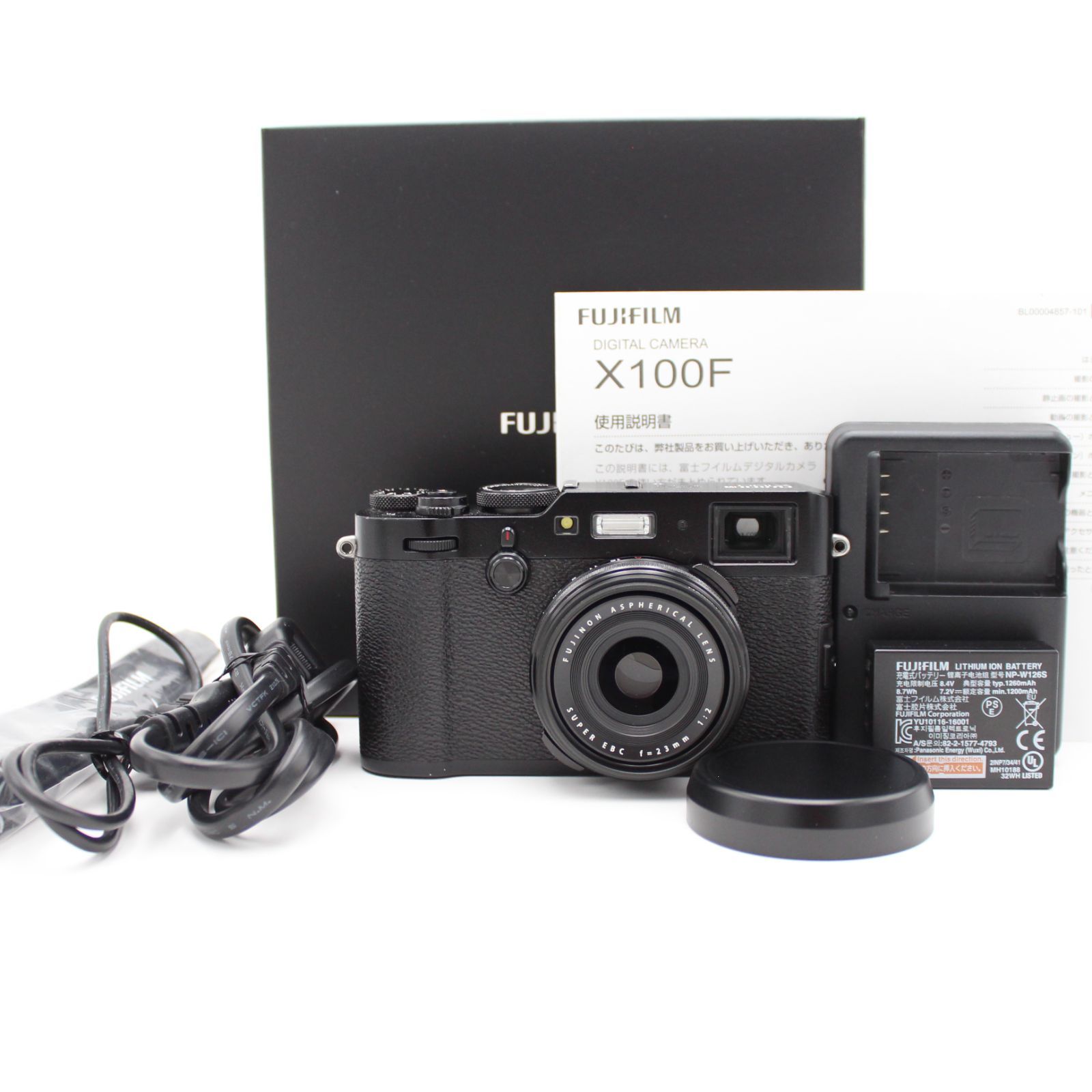 ショット数14800！■美品■ FUJIFILM デジタルカメラ X100F ブラック X100F-B ♯12619