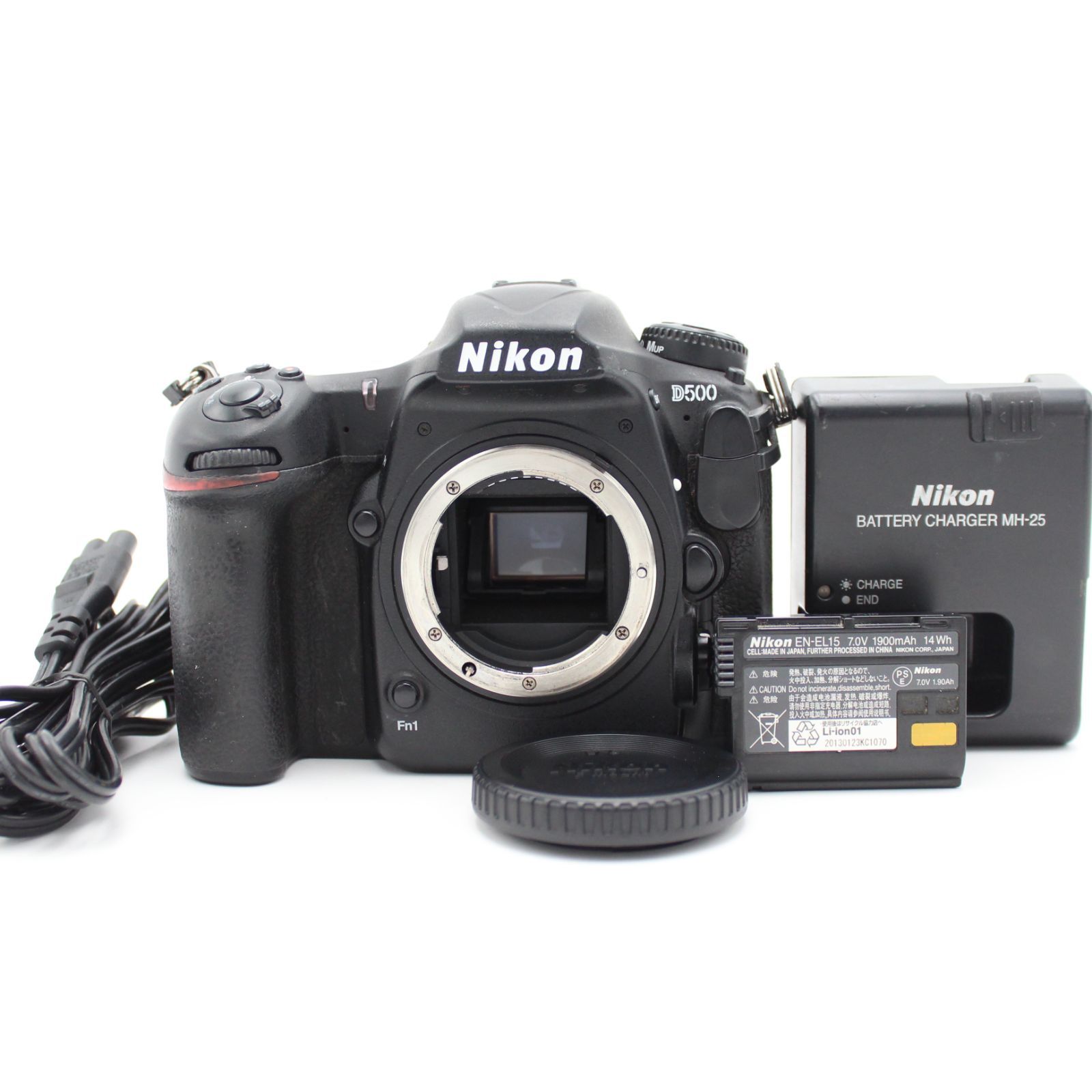 ショット数58405！※塗装剥がれ等多少の使用感がございます。■良品■ Nikon デジタル一眼レフカメラ D500 ボディ ♯12725