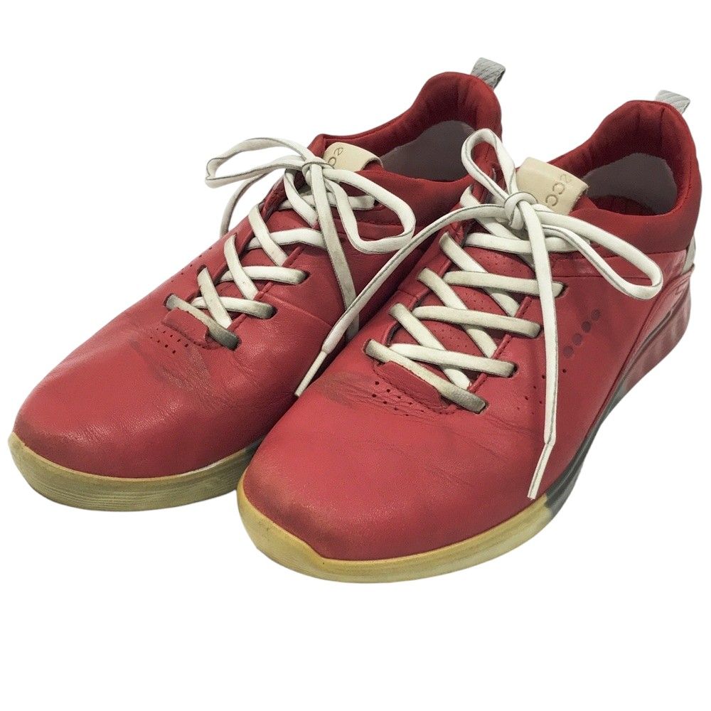 ecco エコー 102903 ゴルフシューズ S-THREE スパイクレス レッド系 EU37 [240101696966] ゴルフウェア レディース ストスト