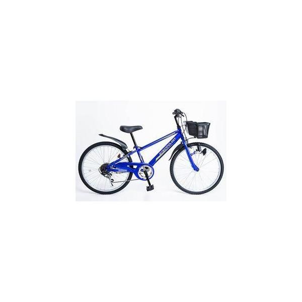 21テクノロジー(21Technology) KD246(ブルー) 子供用 自転車 マウンテンバイク シマノ製6段変速 24インチ