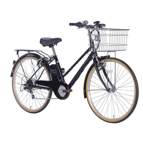 21テクノロジー 21Technology DACT266 ジェットブラック 電動アシスト自転車 シマノ製6段変速 26インチ