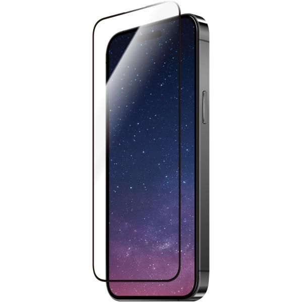 iPhone15/iPhone15 Pro ガラスフィルム GLASS PREMIUM FILM 全面保護 ドラゴントレイル LN-IM23FGFDC