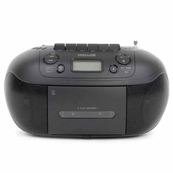 maxell（マクセル） Bluetooth対応CDラジオカセットレコーダー MXCR-200　ブラック
