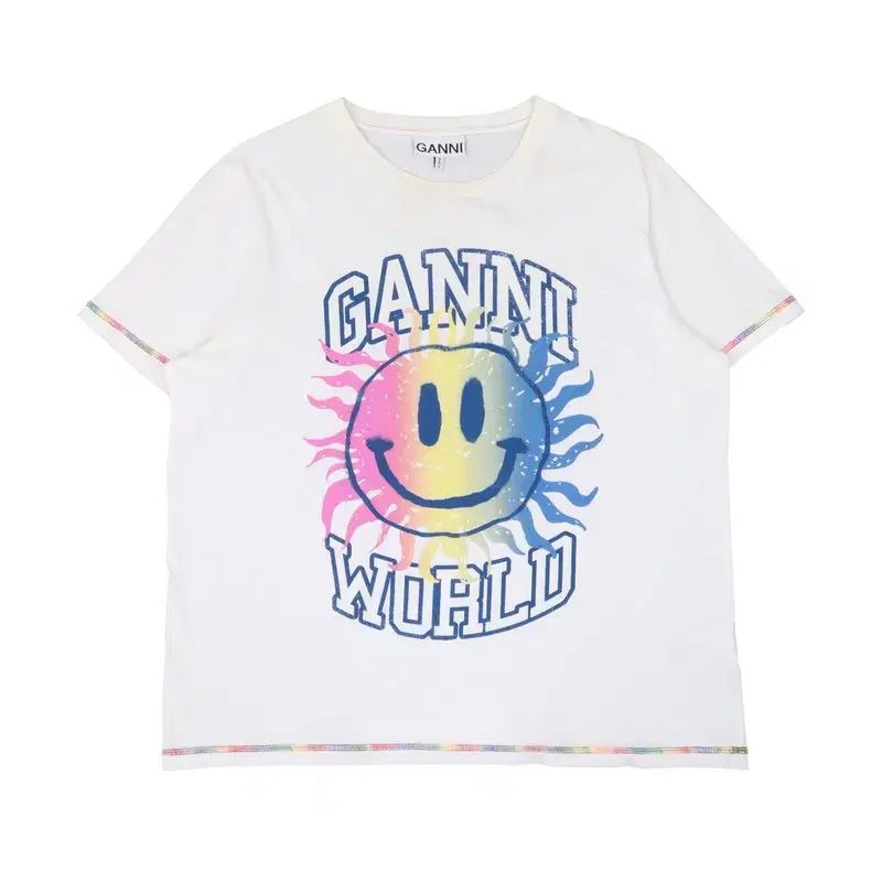 ガニー スマイル ワールド リラックスドフィット Tシャツ