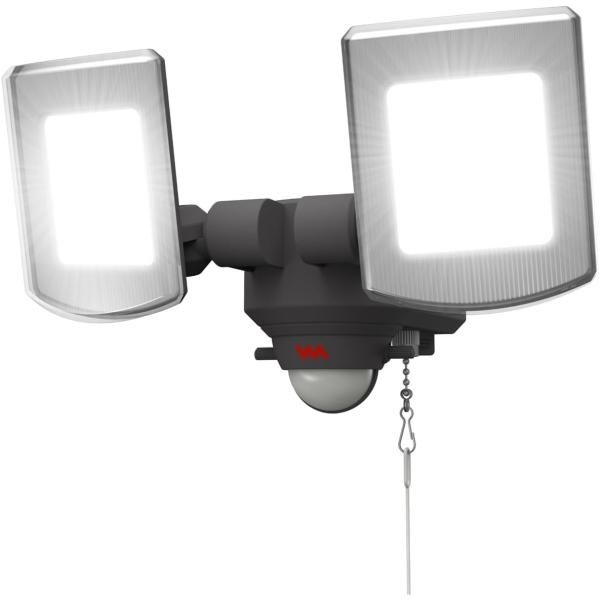 ムサシ AC式 LEDセンサーライト(14W×2灯) musashi LED-AC228