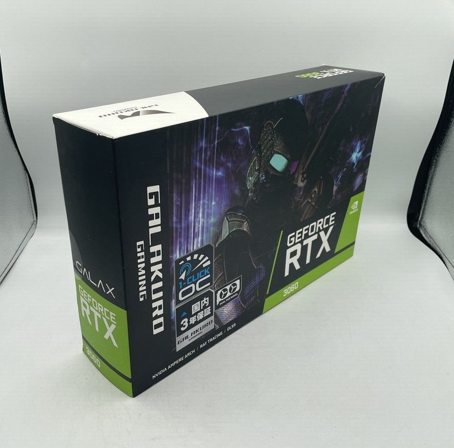 【美品】玄人志向 RTX グラフィック 搭載 3060 RTX GEFORCE NVIDIA | GG-RTX3060-E12GB/OC/DF 12GB 3060 グラフィックボード・グラボ・ビデオカード
