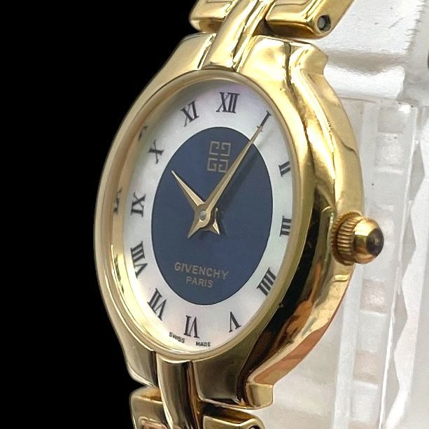 新品電池 稼働品 GIVENCHY ジバンシー レディース腕時計 クォーツQZ 2