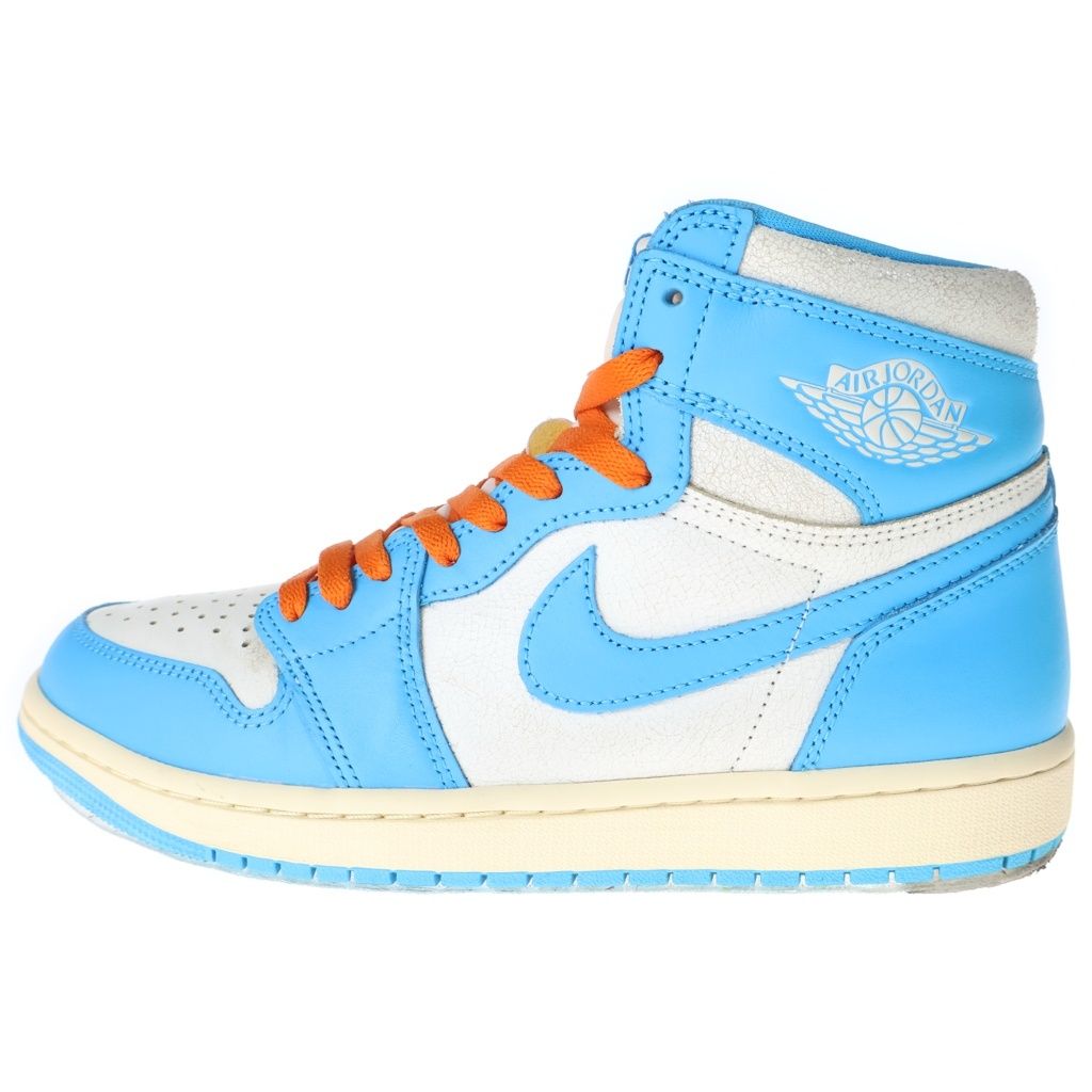 NIKE (ナイキ) AIR JORDAN 1 RETRO HIGH OG UNC REIMAGINED エアジョーダン1 レトロ リイマジンド ハイカットスニーカー ホワイト/ブルー US9/27cm DZ5485-402