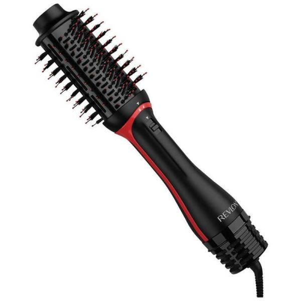 ブローブラシドライヤー REVLON（レブロン） ブラック・レッド RVDR5298JPBLK