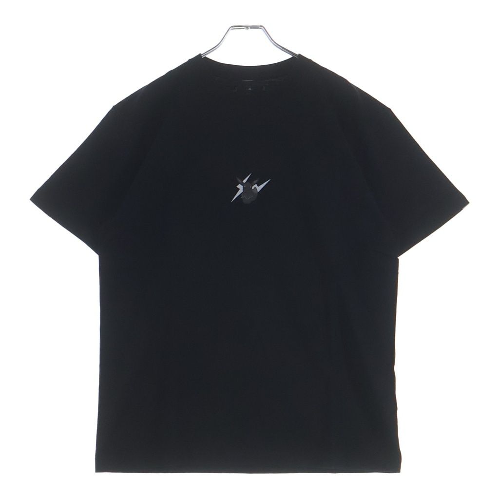 FRAGMENT DESIGN (フラグメントデザイン) THUNDERBOLT PROJECT サンダーボルト プロジェクト イーブイ プリント クルーネック 半袖Tシャツ カットソー ブラック PUM-59000-C