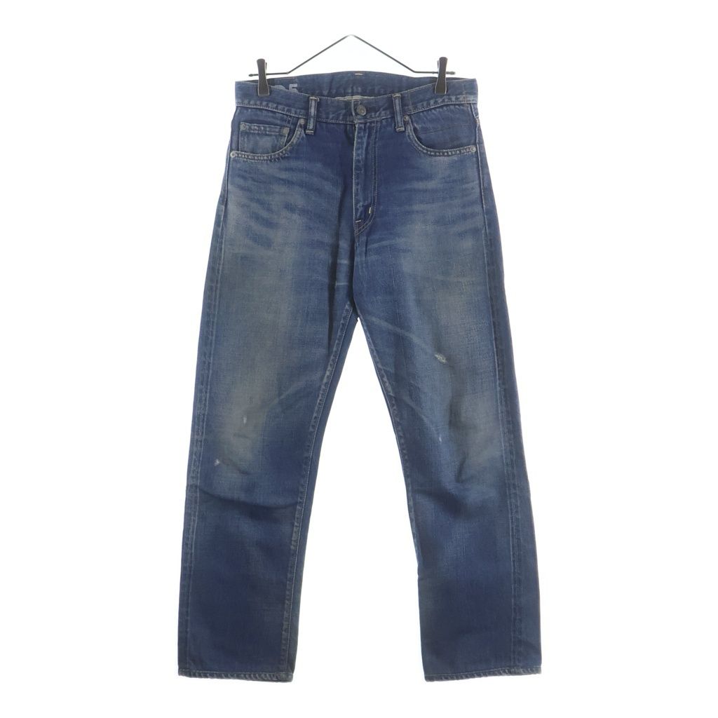 VISVIM (ヴィスヴィム) 05D5 パイソンパッチ リペア加工 ストレート デニムパンツ インディゴ