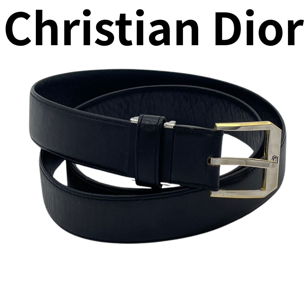 Christian Dior ヴィンテージ クリスチャンディオール ムッシュ ベルト レザー