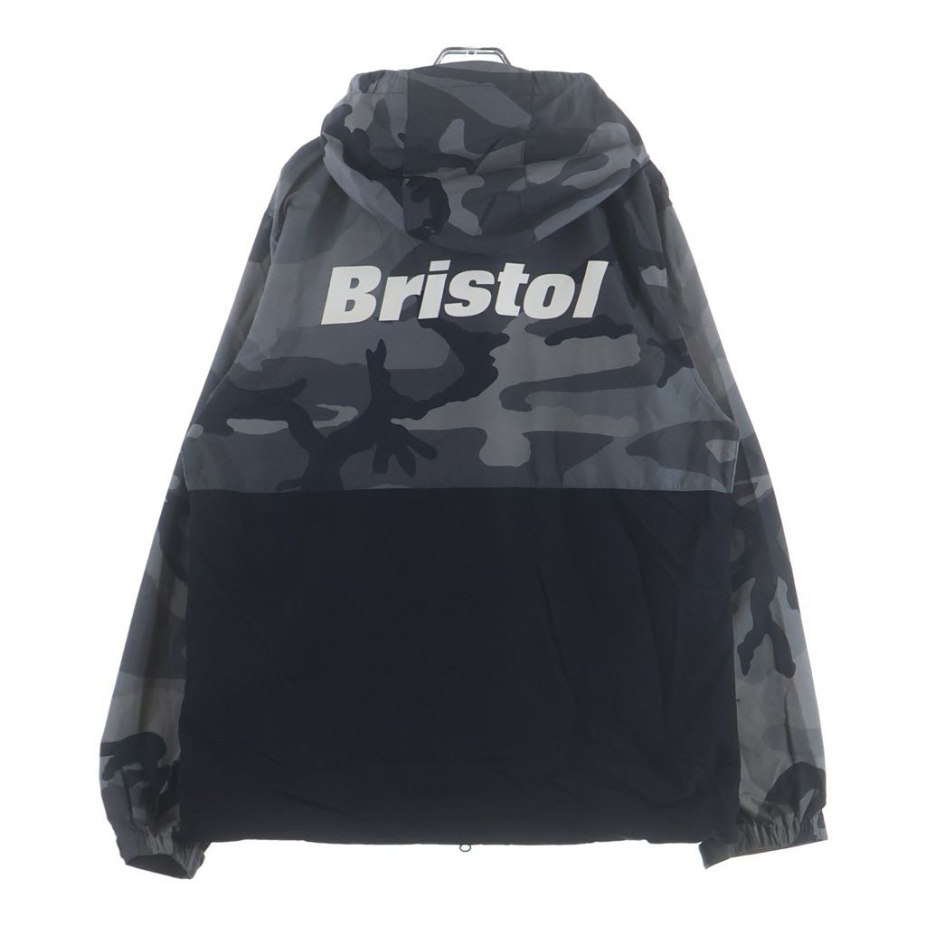 F.C.R.B. (エフシーアールビー) 20SS NYLON HOODED BLOUSON ナイロンフーデッドブルゾン ブラック/カモフラージュ ジャケット FCRB-200052