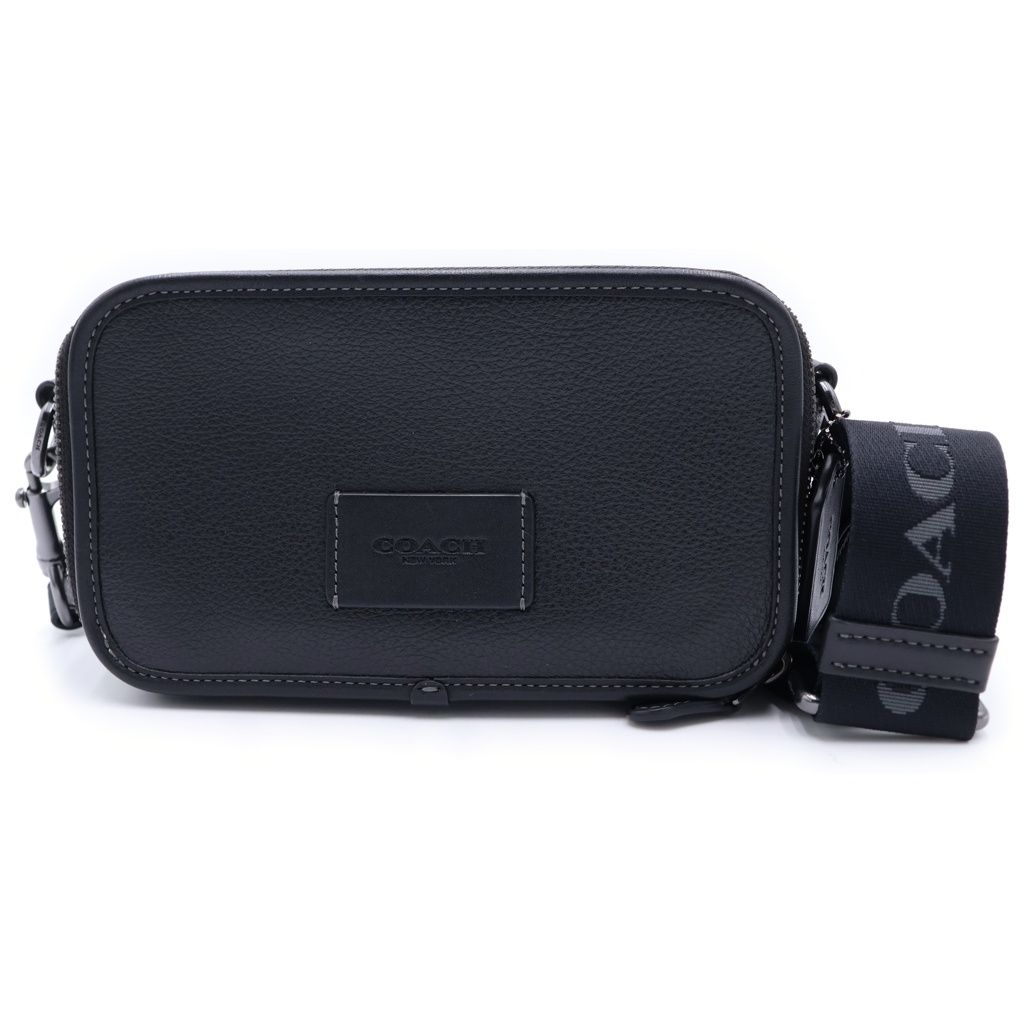 COACH (コーチ) Wyatt Crossbody フロントロゴ ワイアット クロスボディ ショルダーバッグ ブラック G2457-CM113