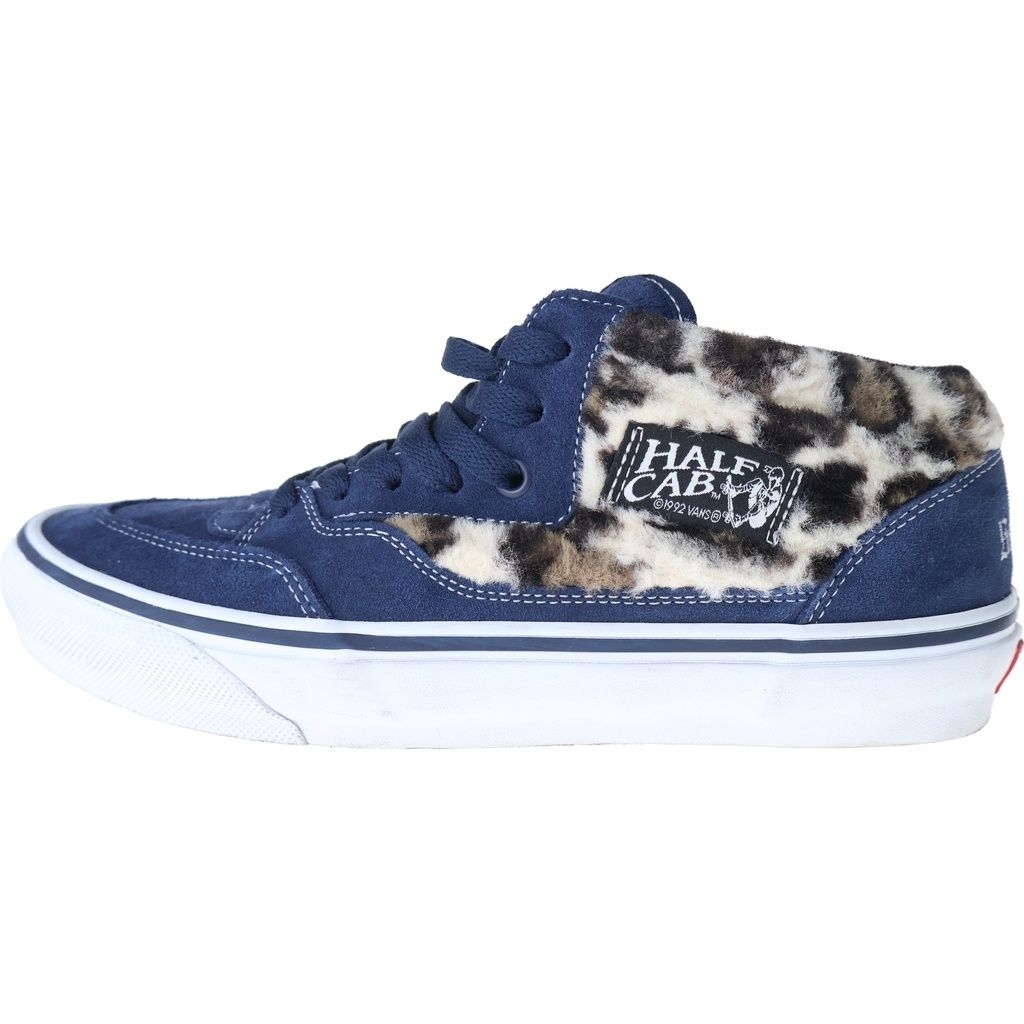 VANS (ヴァンズ) ×SUPREME LEOPARD HALF CAB シュプリーム レオパード ハーフキャブ ローカットスニーカー シューズ ブルー 508357