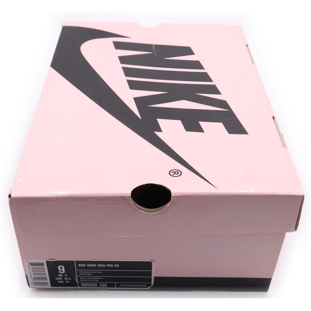 NIKE SB (ナイキエスビー) 【観賞用 2004年製】 DUNK HIGH HUF TIE-DYE ダンク ハフ タイダイ ハイカットスニーカー ブラック/レッド US9/27cm 305050-102