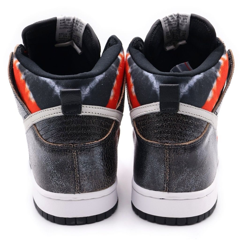 NIKE SB (ナイキエスビー) 【観賞用 2004年製】 DUNK HIGH HUF TIE-DYE ダンク ハフ タイダイ ハイカットスニーカー ブラック/レッド US9/27cm 305050-102