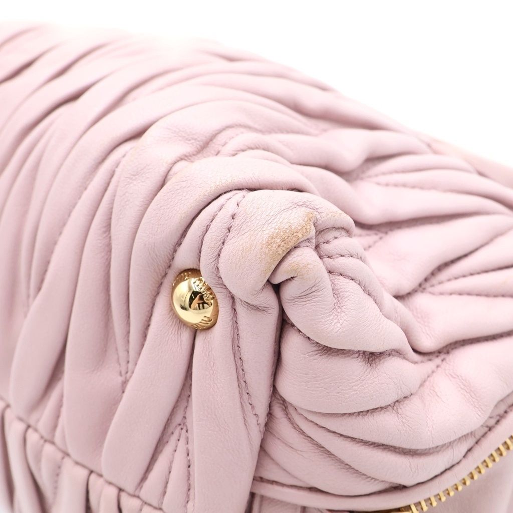 miumiu (ミュウミュウ) マテラッセ 2WAYハンドバッグ ショルダーバッグ