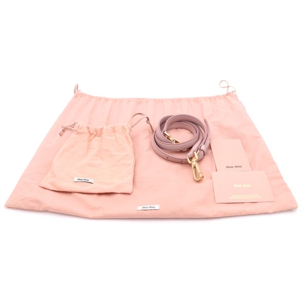 miumiu (ミュウミュウ) マテラッセ 2WAYハンドバッグ ショルダーバッグ