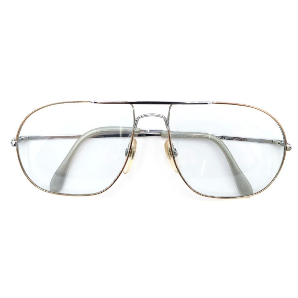NO BRAND (ノーブランド) RODENSTOCK ローデンストック ツーブリッジ メタルフレーム アイウェア シルバー