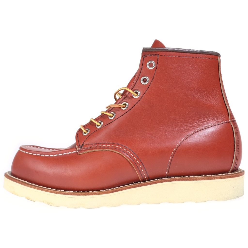 RED WING (レッド ウイング) 6インチ クラシックモック レザー レースアップ ショート ブーツ レッド/ブラウン 8875