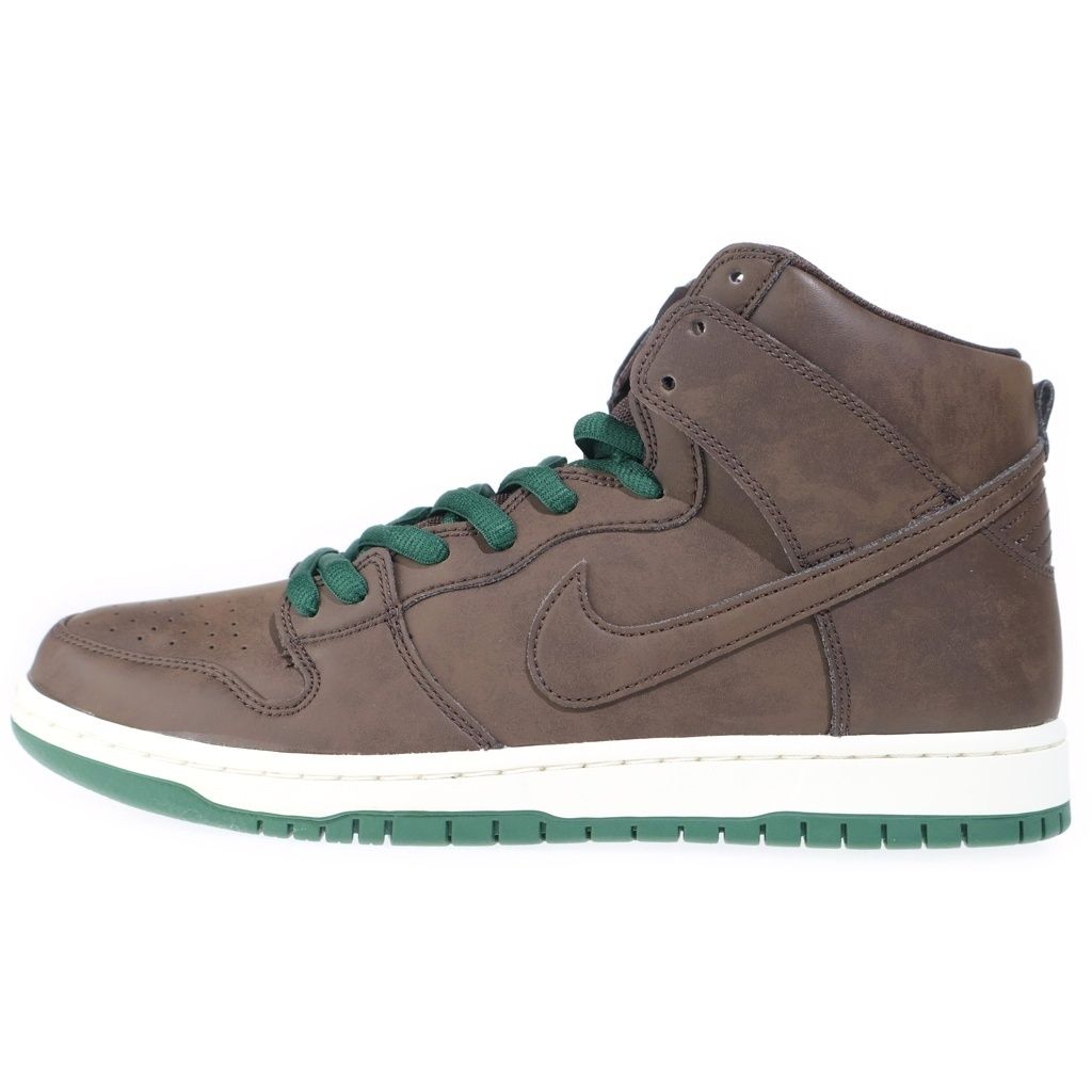 NIKE SB (ナイキエスビー) DUNK HIGH PRO BAROQUE BROWN ダンク ハイ プロ バロックブラウン ハイカット スニーカー ブラウン/グリーン US11/29cm CV1624-200