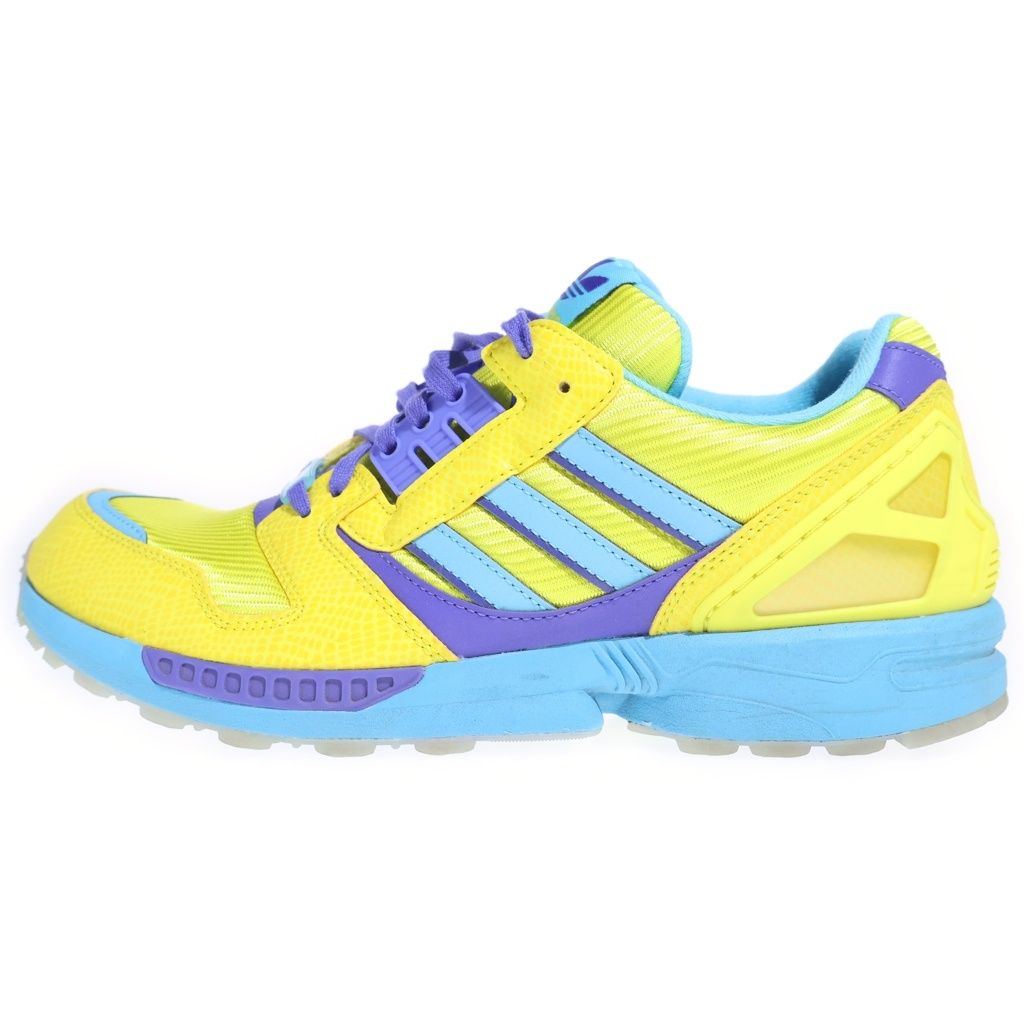 adidas (アディダス) ×ATMOS ZX8000 URA アトモス 裏 ローカットスニーカー イエロー/ブルー US10.5/28.5cm JQ2580