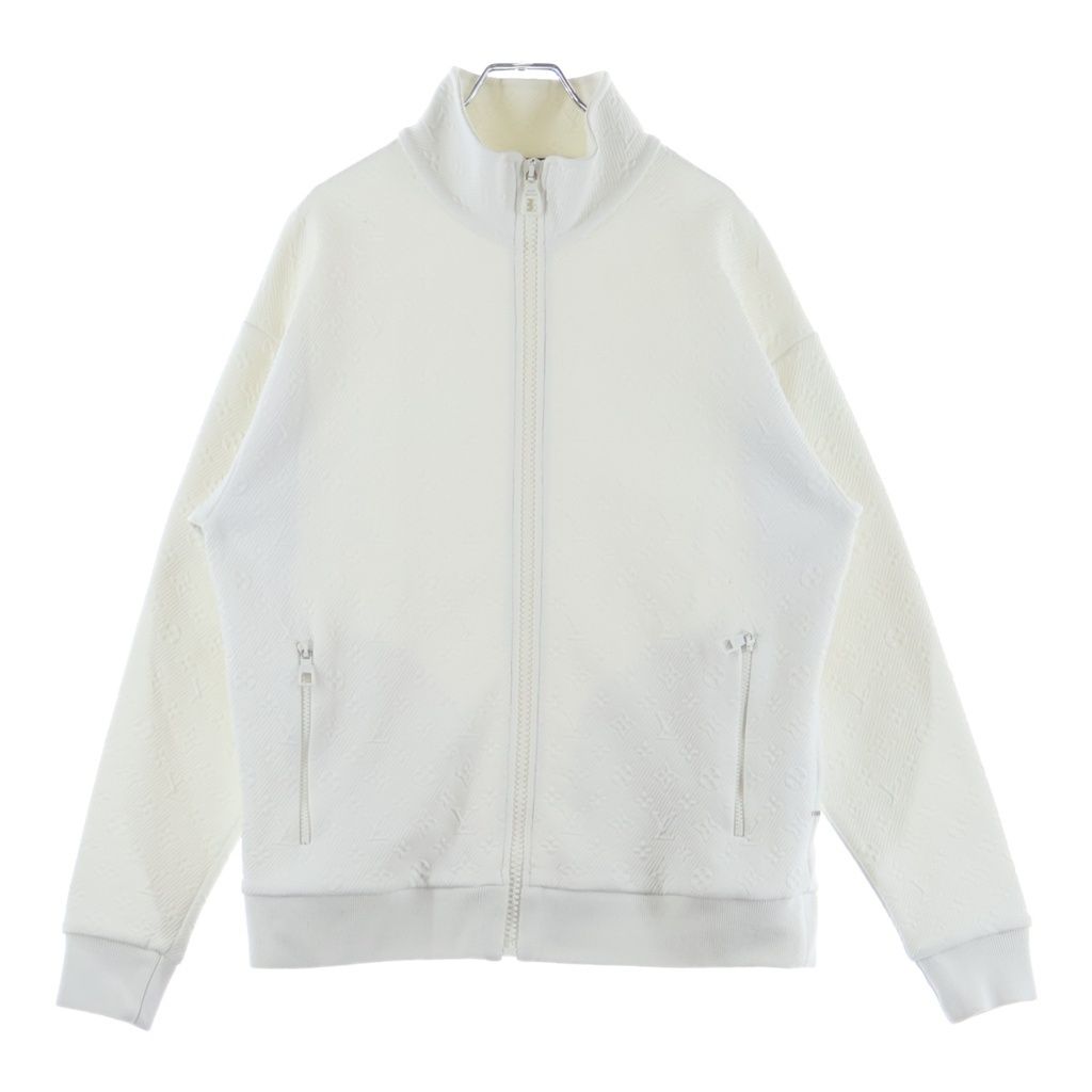 LOUIS VUITTON (ルイヴィトン) 23SS LVモノグラム トラックジャケット ホワイト RM231Q XHM HJY45W