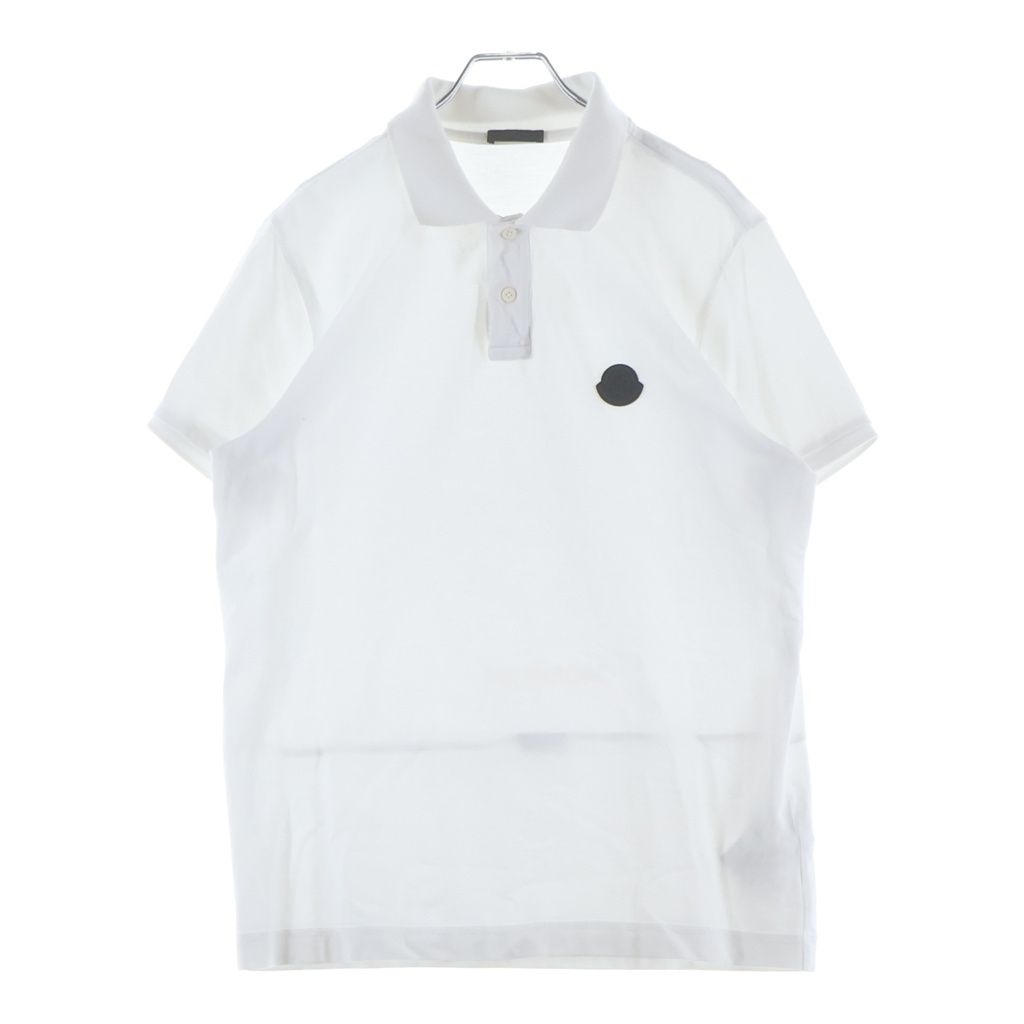 MONCLER (モンクレール) 22AW SS POLO ラバーロゴ 半袖ポロシャツ