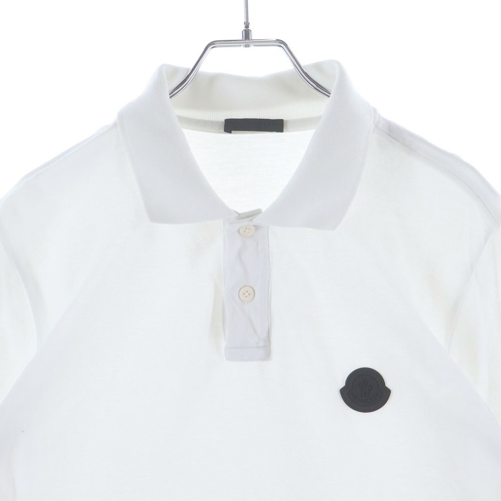 MONCLER (モンクレール) 22AW SS POLO ラバーロゴ 半袖ポロシャツ