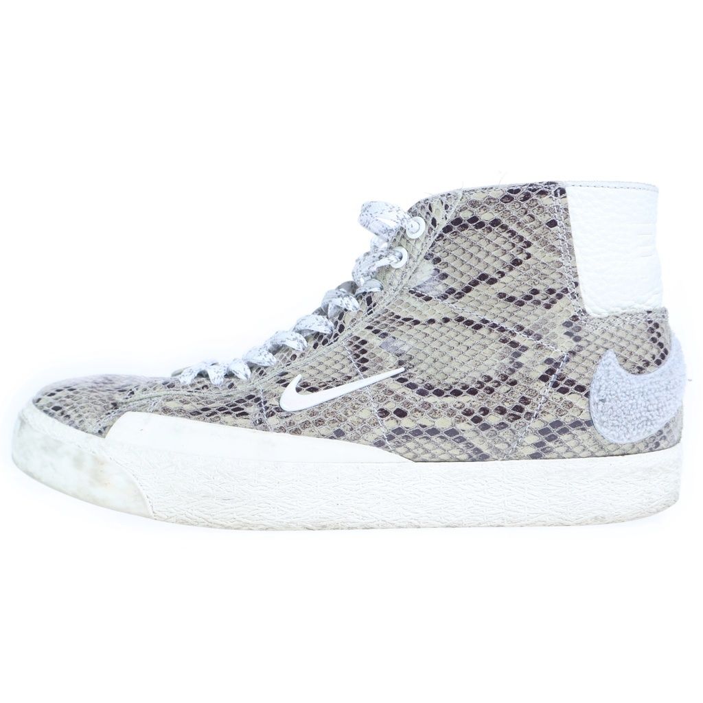 NIKE SB (ナイキエスビー) ×SOULLAND BLAZER MID QS SNAKESKIN ソウルランド ブレーザー スネークスキン ミッドカットスニーカー ベージュ US9/27cm CN4540-001